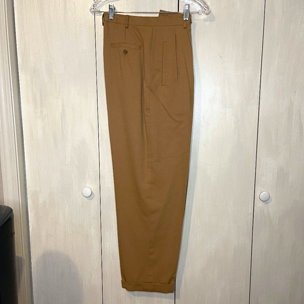 Ralph Lauren Worsted Wool Slacks Pants Camel